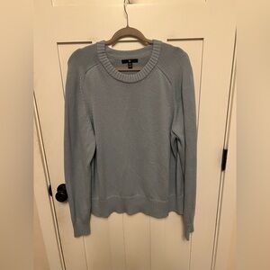 Banana Republic Men’s Cotton Silk Crewneck Light Blue Pull Over Sweater XXL